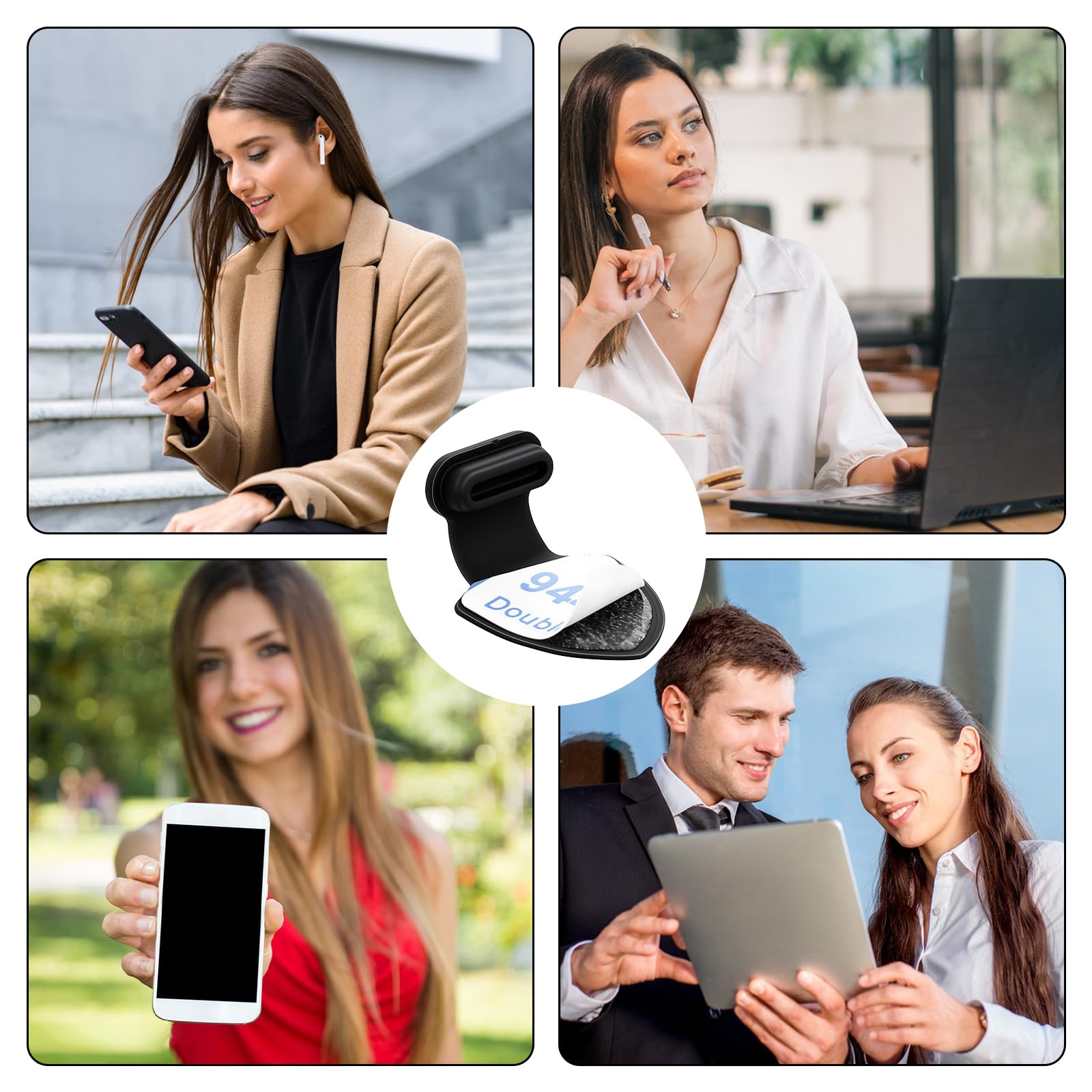 Molain Silikonowe zatyczki przeciwpyłowe USB C, ochrona przed zgubieniem, osłona portu USB C, z 1 szczotką do czyszczenia, ochrona przed kurzem i brudem, do portów typu C, 10 szt