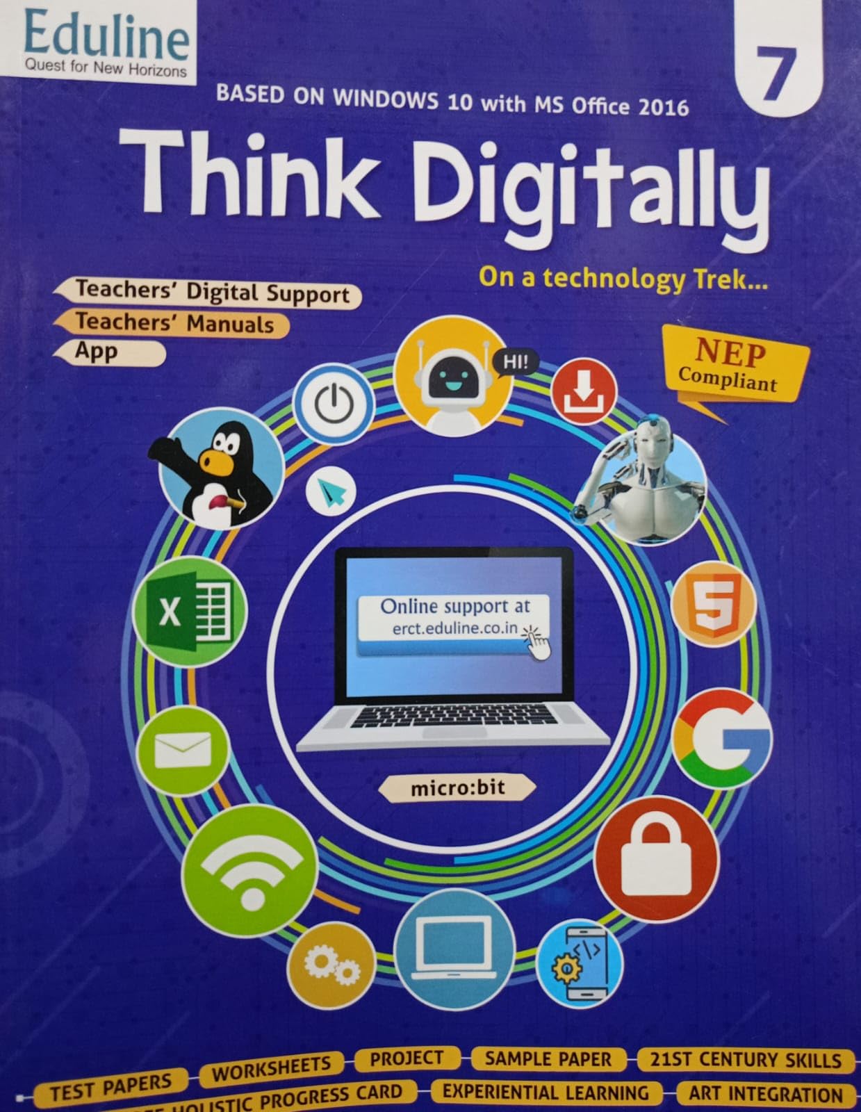 Eduline Think Digitally On a technology Trek Class 7 : Amazon.in