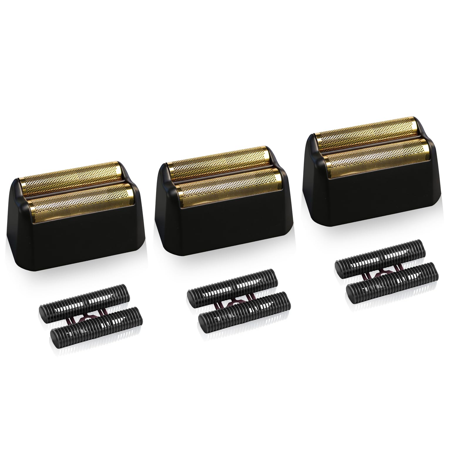 Photo 1 of 3 Pack Professional 5 Star Series Finale Shaver Replacement Foil and Cutter Bar Assembly Compatible with wahl Shaver Foil 7031-100, 7043-100 Super Close Shaving Replacement Heads?Black