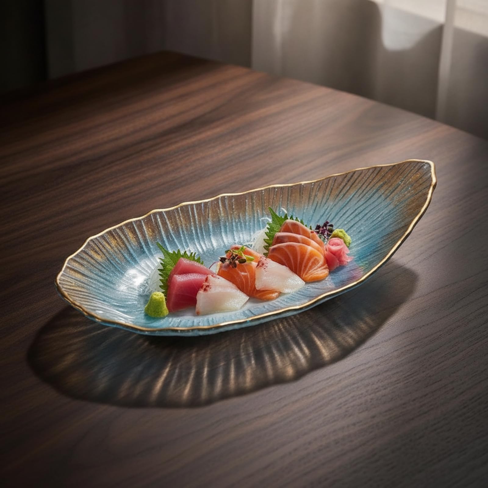 MERIGLARE Assiette avec Bords Hauts Transluci, Style 3