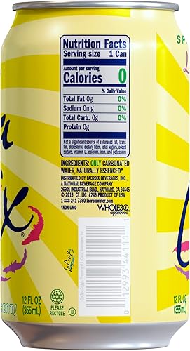 Miniatura 7 de Agua con gas La Croix, pura, lata de 12 onzas (pack de 8)