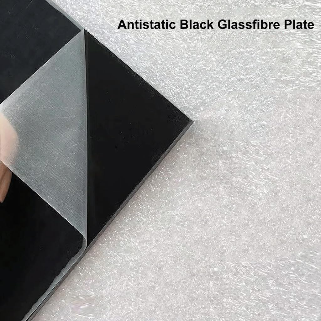 Feuille de panneau de gabarit en Fiber de verre noire antistatique, plaque de résine FR4 en Fiber de verre époxy G10, épaisseur 0.5-10mm 1 pièce(10x100x100mm)