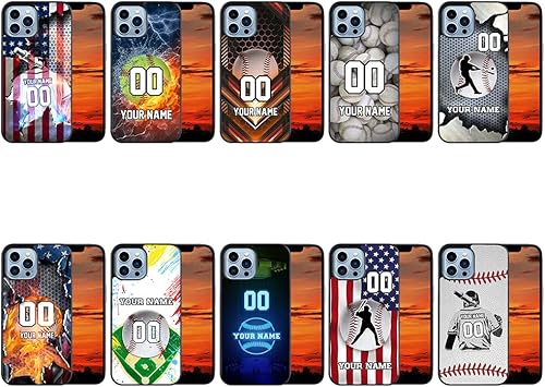 Miniatura 7 de Funda de goma personalizada con diseño de bandera de EE. UU. para Samsung Galaxy A15A25A14A54A53A03SA02SA12A13A32A42A51A52A71 (luces de neón marinas)