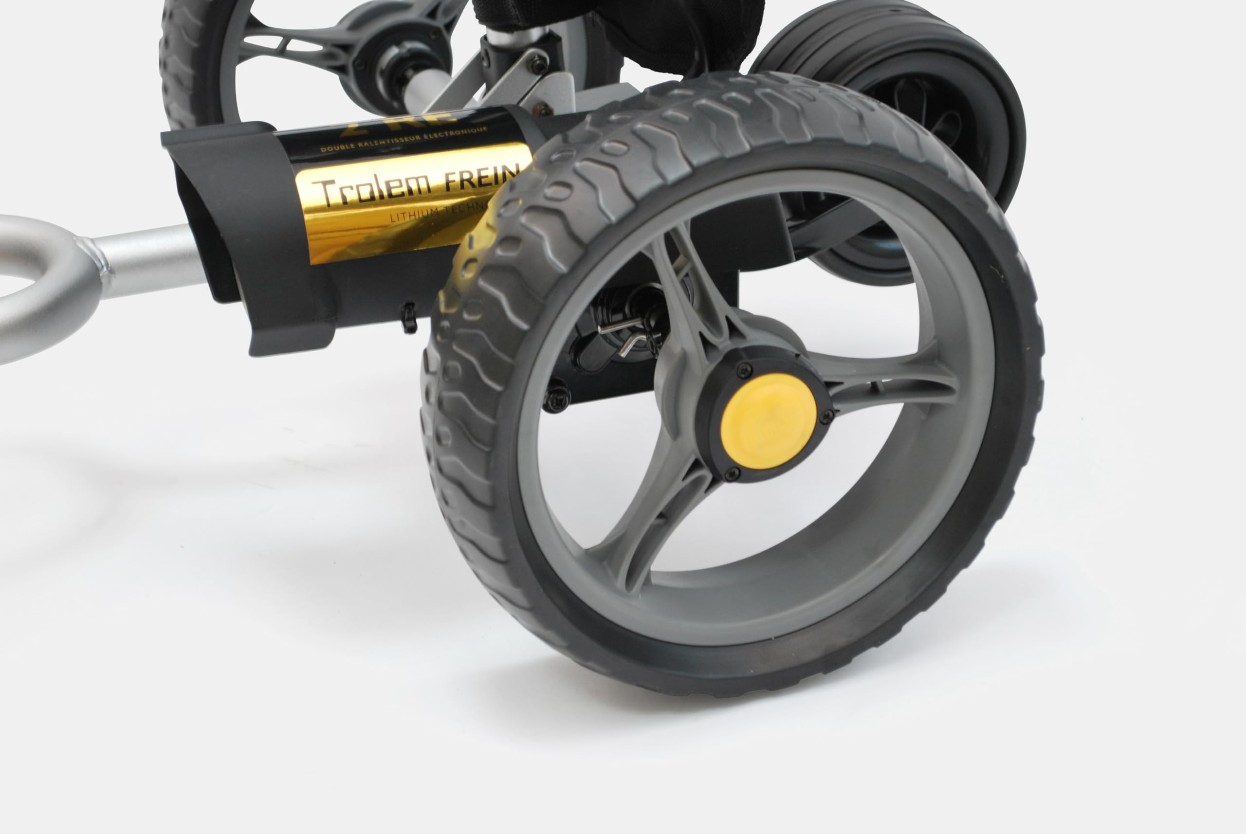 Trolem - eFALL CAN Brake Elektro Golf Trolley - Golftrolley Elektrisch - 3-Rad-Golfwagen Klappbar - Mit Elektromotor, Bremse & Lithium Akku - 27 Loch - Golf Cart für Golftasche-Transport