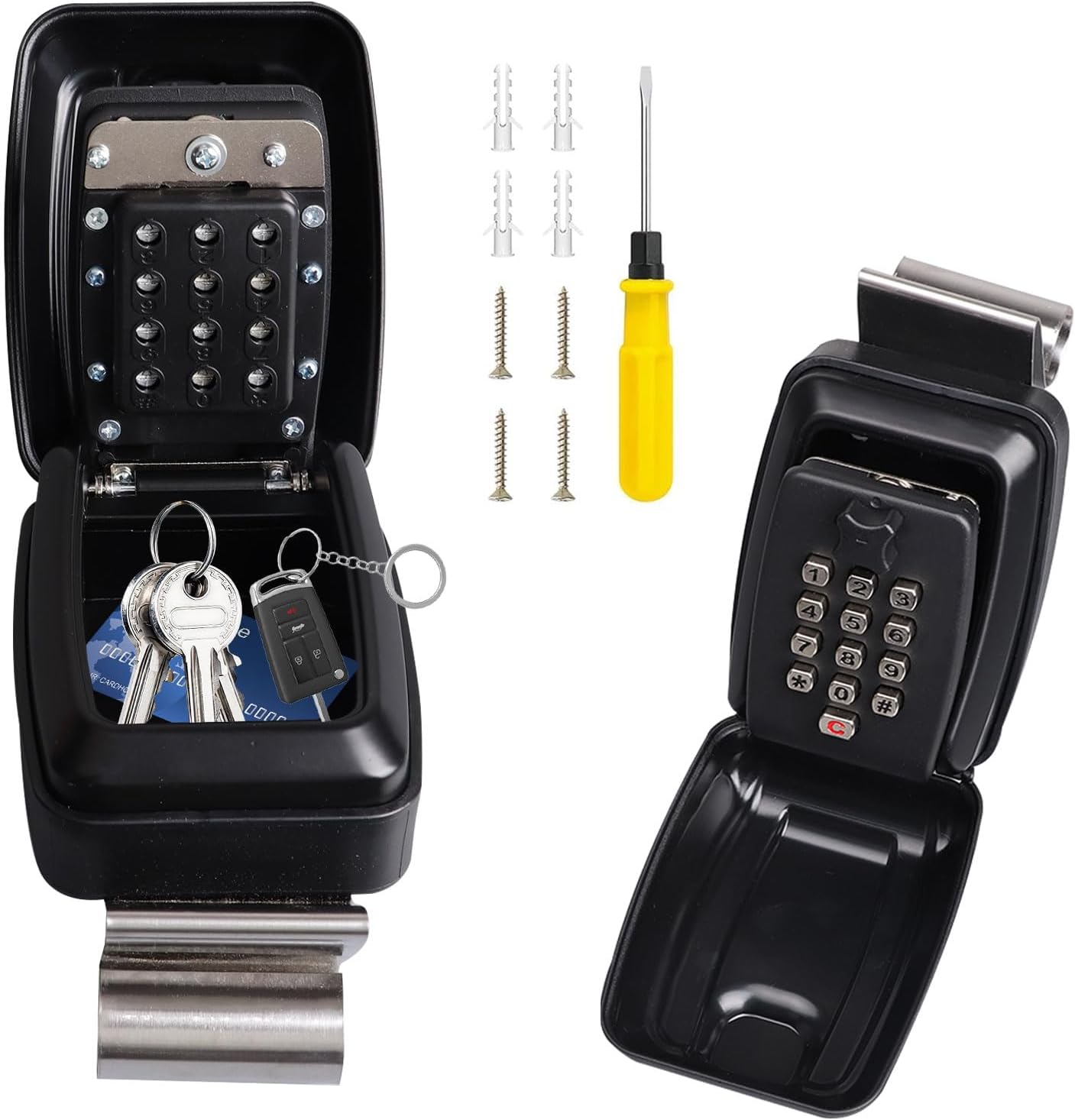 Car Window Lock Box for Turo, Lockbox For Keys, Car Key