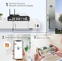 Vista 7 de TIGERSECU DVR/NVR de seguridad Ultra HD de 5MP 8 + 8 canales con disco duro de 4 TB, ampliable a 16 cámaras, grabadora de vigilancia doméstica