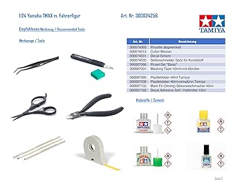 (未使用･未開封品)　タミヤ 1/24 スポーツカーシリーズ No.256 ヤマハ TMAXとフィギュアセット プラモデル 24256 sdt40b8 Tamiya 1:24 Scale Yamaha TMAX with Rider Figure Sealed