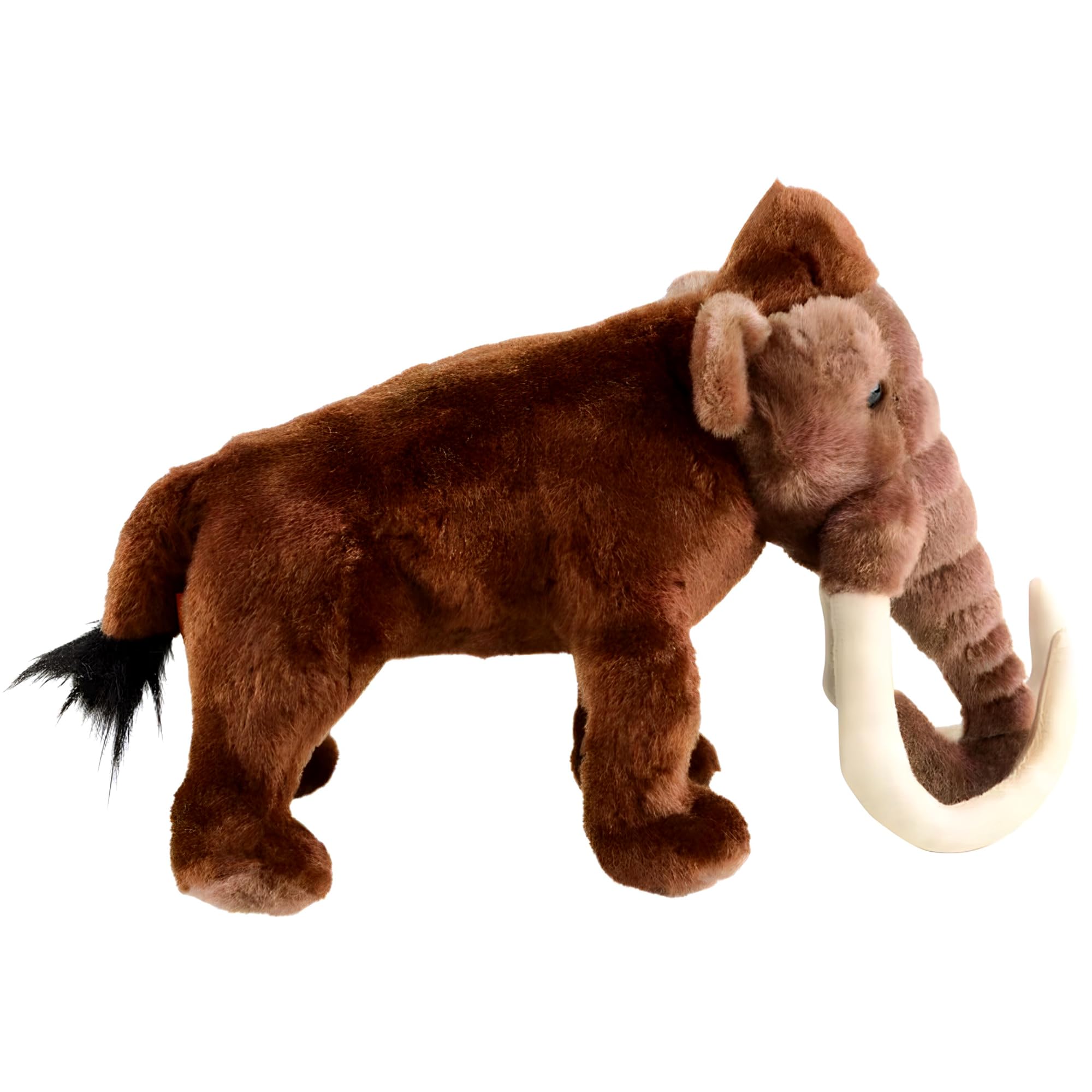 Peluche Mamut Suave De 19 Cm - Juguete De Apego Para Niños, Bebés, Niñas Y Niños, Color Marrón