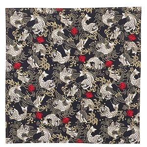 IMIKEYA Furoshiki Tuch mit Koi-Fisch Muster