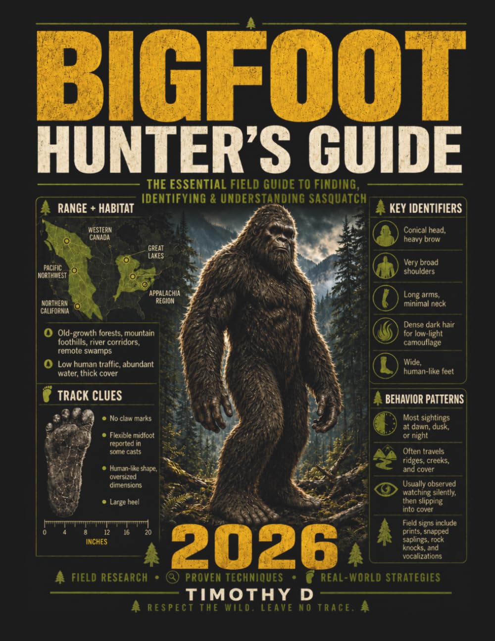 BIGFOOT HUNTER'S GUIDE: THE ESSENTIAL FIELD GUIDE TO FINDING, IDENTIFYING & UNDERSTANDING SASQUATCH