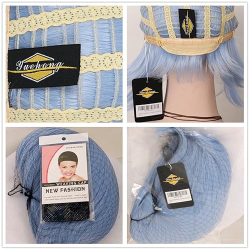 Miniatura 5 de Pelucas Yuehong cabello largo rizado anaranjado resistentes al calor para cosplay - Pelucas para disfraces Good Shape