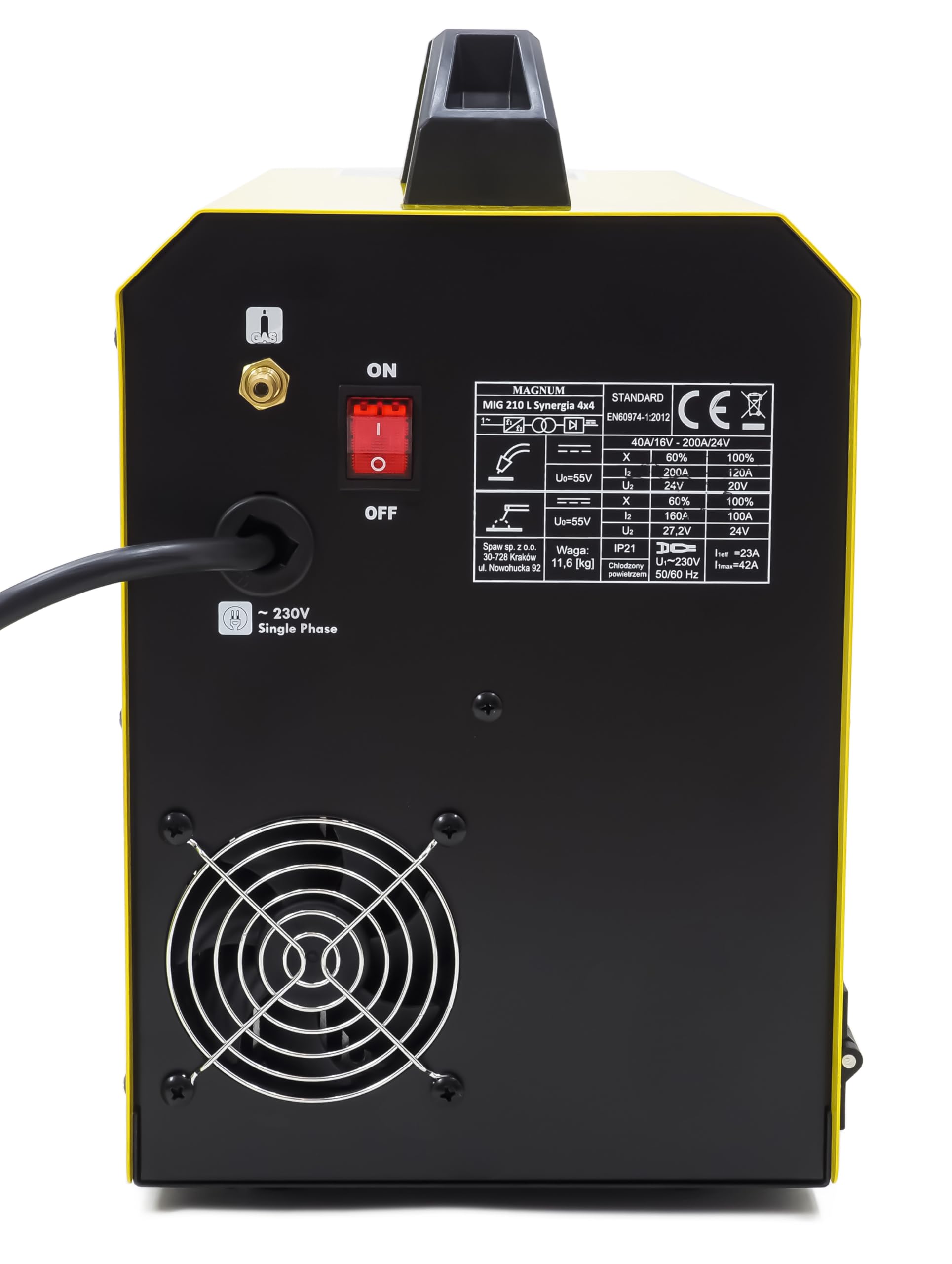 Soldador MIG MAG con Gas sin Gas MAGNUM 210L - Soldador Hilo MIG 200A - Soldadora TIG Antorcha SR-17V 4m - Soldador Inverter TIG MMA - Kit Completo Botella Casco Escuadras Magnéticas (Set 2)