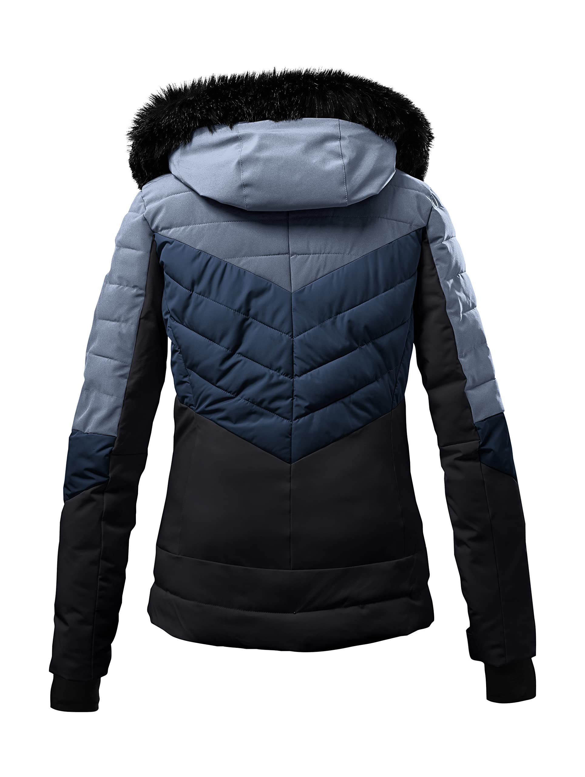 Killtec Damen Ksw 250 Wmn Ski Qltd Jckt Steppjacke/Skijacke mit abzippbarer Kapuze und Schneefang