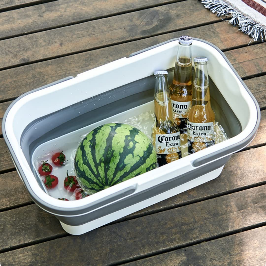 Cestino da picnic pieghevole con tavolo vassoio, s... – Grandado