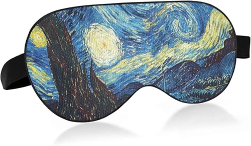 Miniatura 7 de ALAZA Máscara de sueño de ojos de lobo para mujeres y hombres, máscara de ojos divertida para dormir con tira elástica