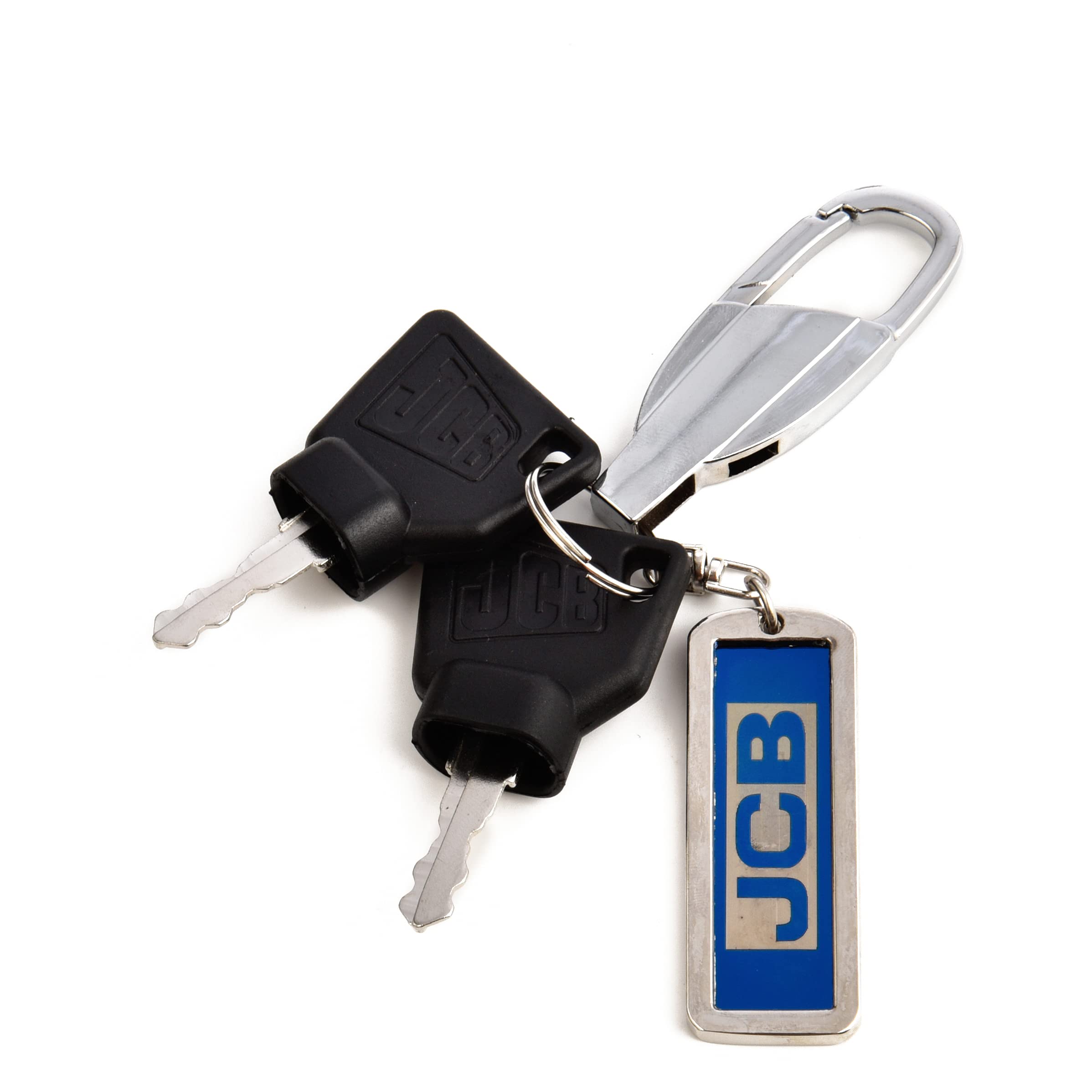 Yirui 2 ADET JCB Ağır Ekipman Anahtar Kolye Craft Zincir Ateşleme