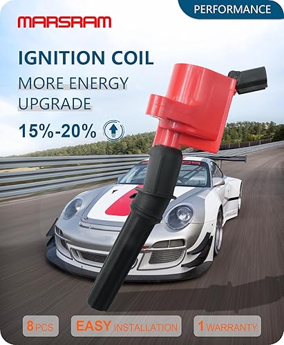 Miniatura 3 de Marsram Paquete de bobinas de encendido DG508 y bujías SP479 doble iridio para Ford F150 F250 F350 Lincoln Town Mercury 1000 2001 2002 2003 2004