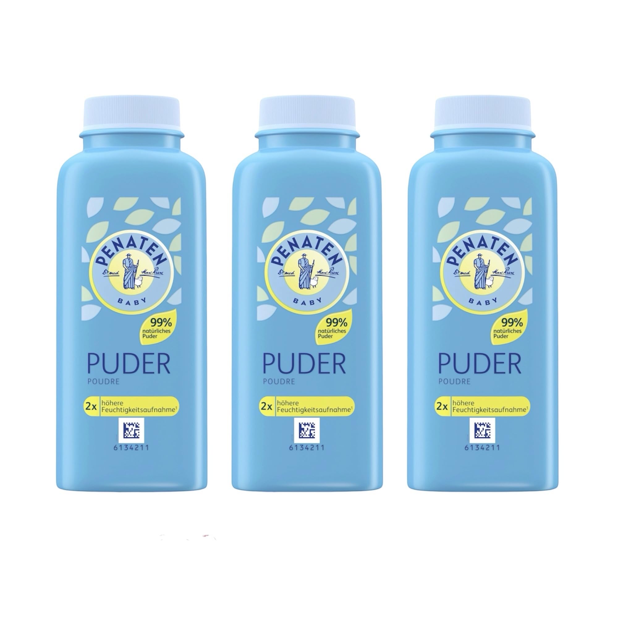 3x Babypuder Penaten | 3x 100g