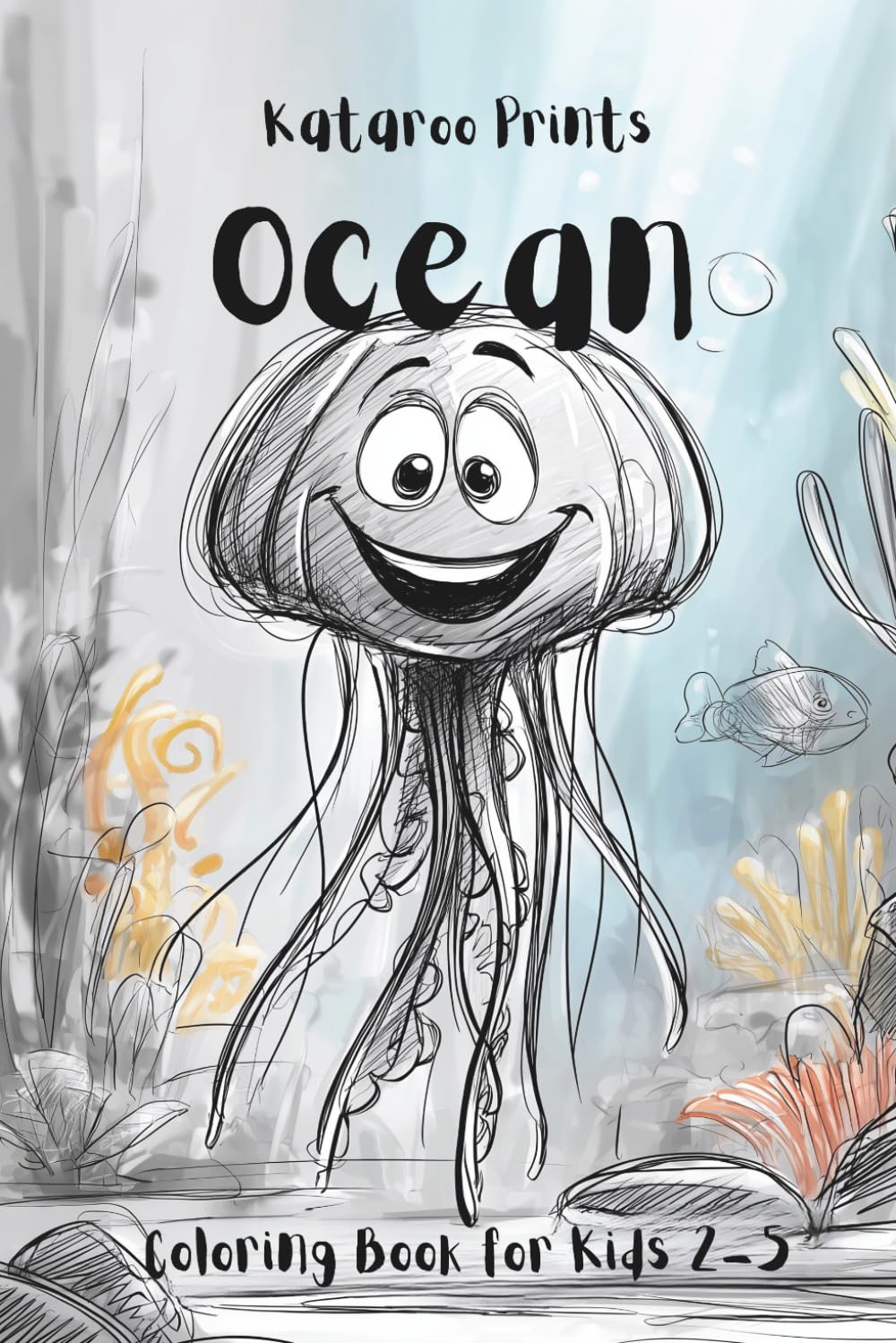 Ocean: Coloring book for kids 2-5 (Rhyme & Roam)