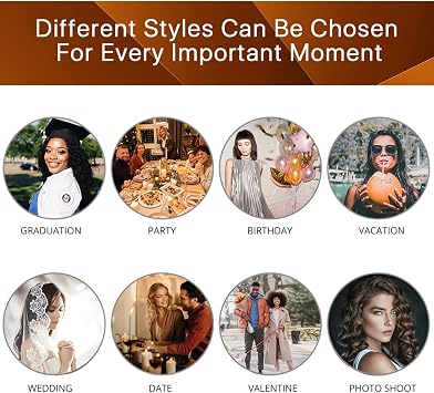 BERRYLION Short Mens Wig|Brown Wigs for Men|Synthetic Mens Wigs|Fluffy 80s Wig for Party&Daily Use