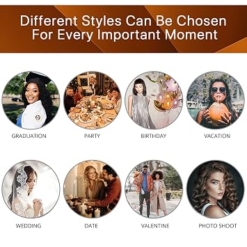 Short Mens Wig|Brown Wigs for Men|Synthetic Mens Wigs|Fluffy 80s Wig for Party&Daily Use