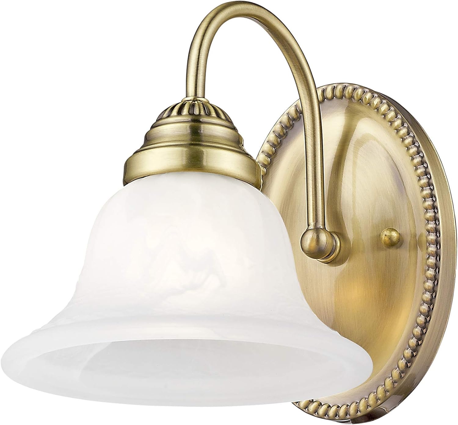 Best Deal Cheap π Livex Lighting 1531-01 Edgemont 1-Light Bath Light, Antique Brass Up To 50% OFF Livex Lighting 1531-01 Edgemont 1-Light Bath Light, Antique Brass
