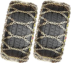 Automobile Chains Winter Tire Studs Snow Tires Anti-Skid Anti-Skid Chains for Vehicles Anti-Skid Chains Link Tire Chains 2pcs 205/70R13