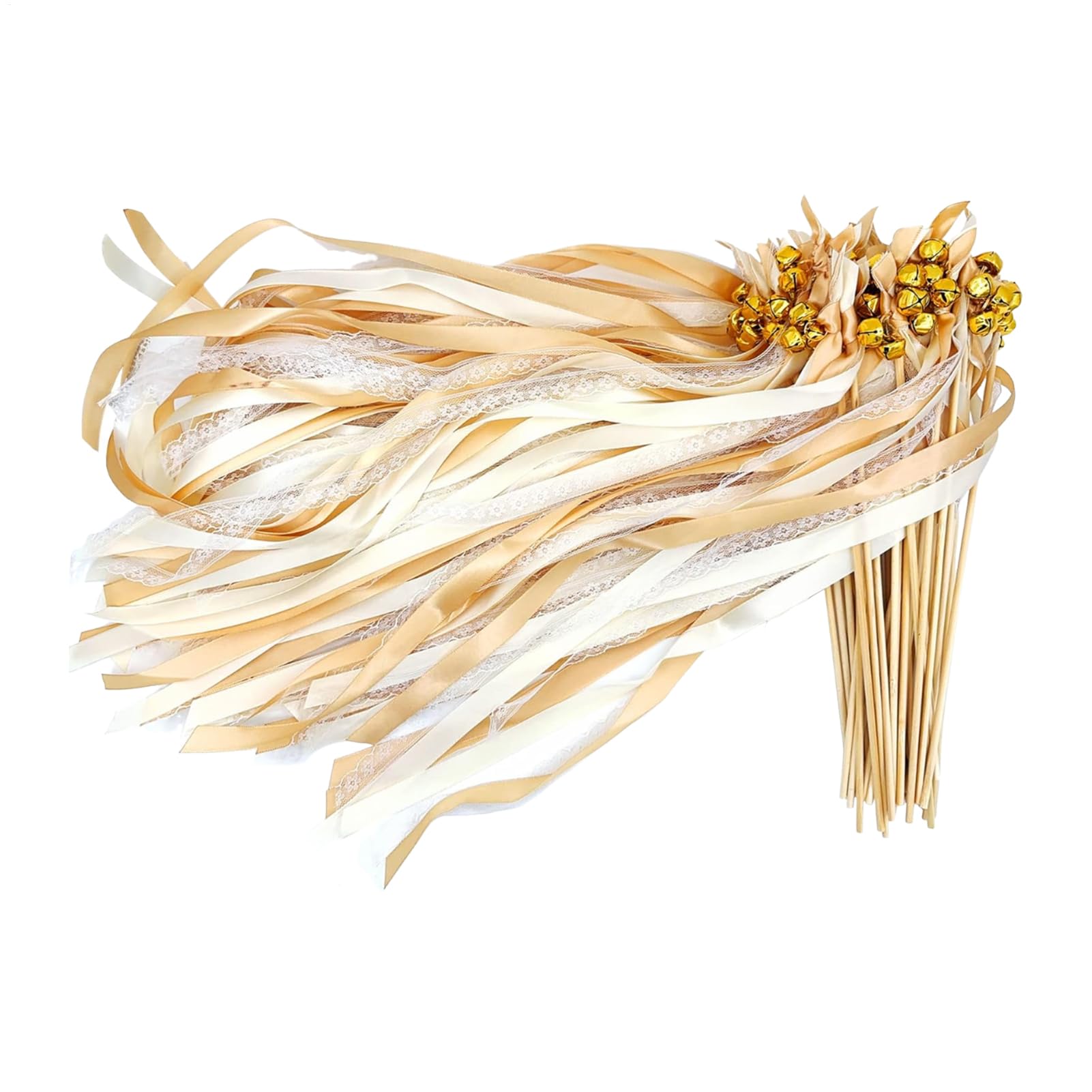 Baguettes de mariage avec ruban alternative lancer riz