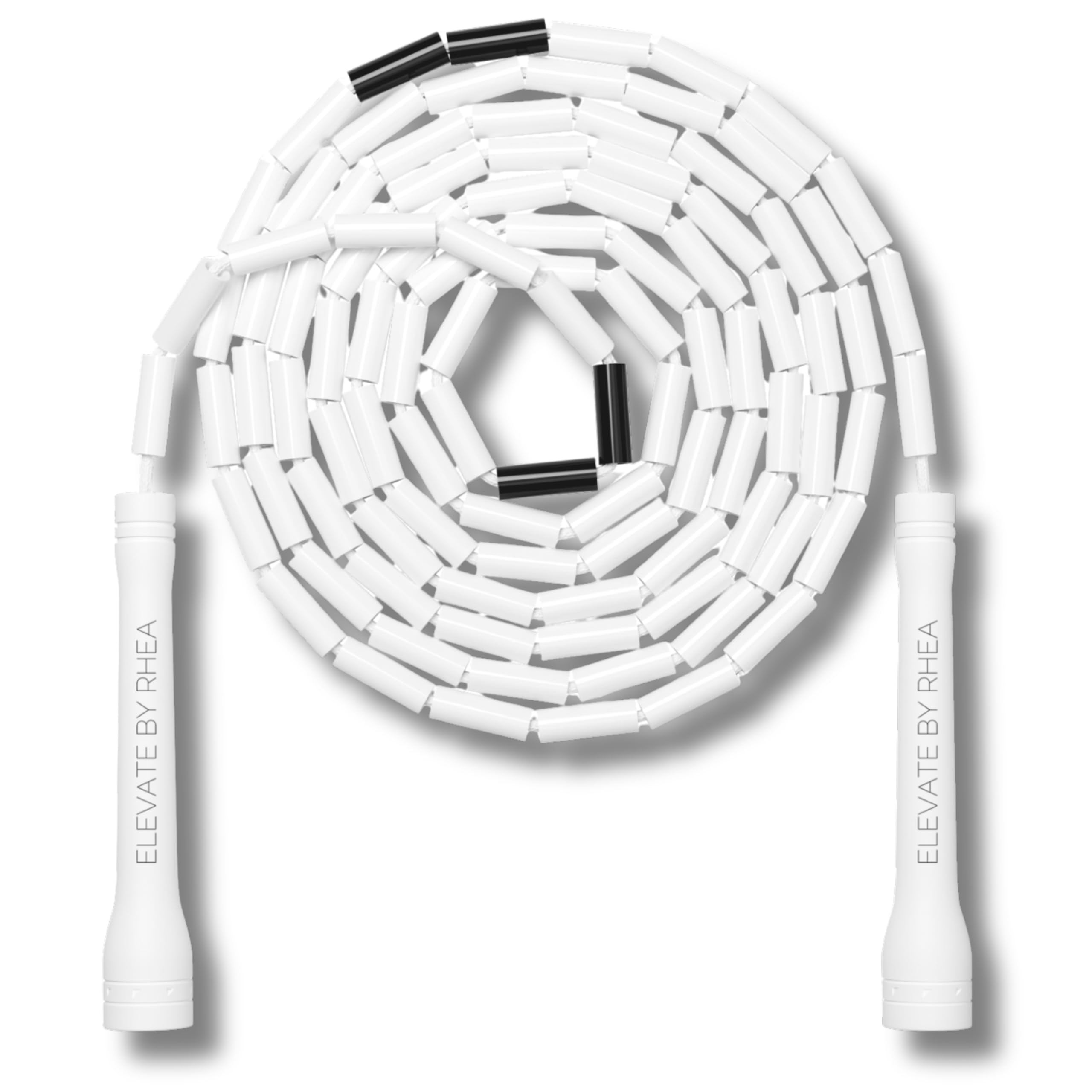 – Elevate Rope Beaded Skipping Rope Adjustable 3 m with Free Training App – Rhythm & Control for Cardio, Freestyle, Footwork & Beginners