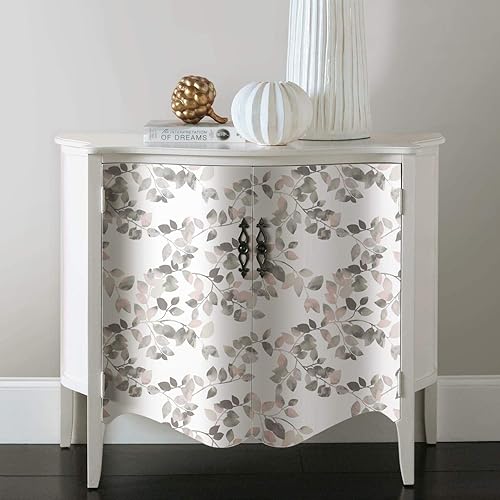 Miniatura 3 de RoomMates RMK11949WP Latvus - Papel tapiz autoadhesivo rosa y verde