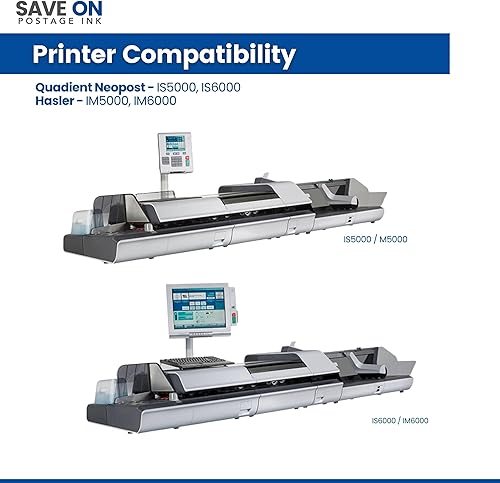 Miniatura 3 de Hasler IM5000/IM6000 - Depósito de tinta roja compatible con IM56INK