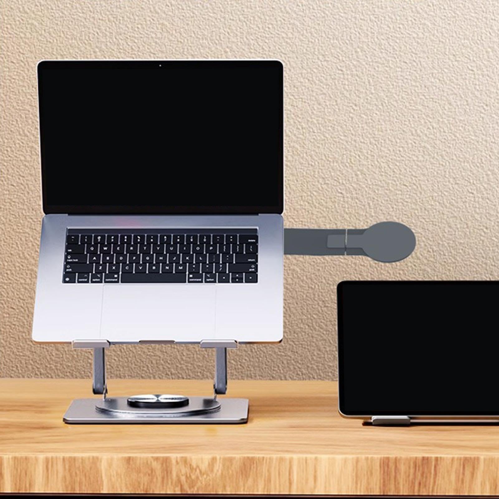 Podstawka pod laptopa na biurko Ergonomiczna Metalowa Składana Taca Do | Podstawka Pod Komputer Do Biura, Łóżka, Domu, Kanapy, Pracy, Nauki, Kuchn