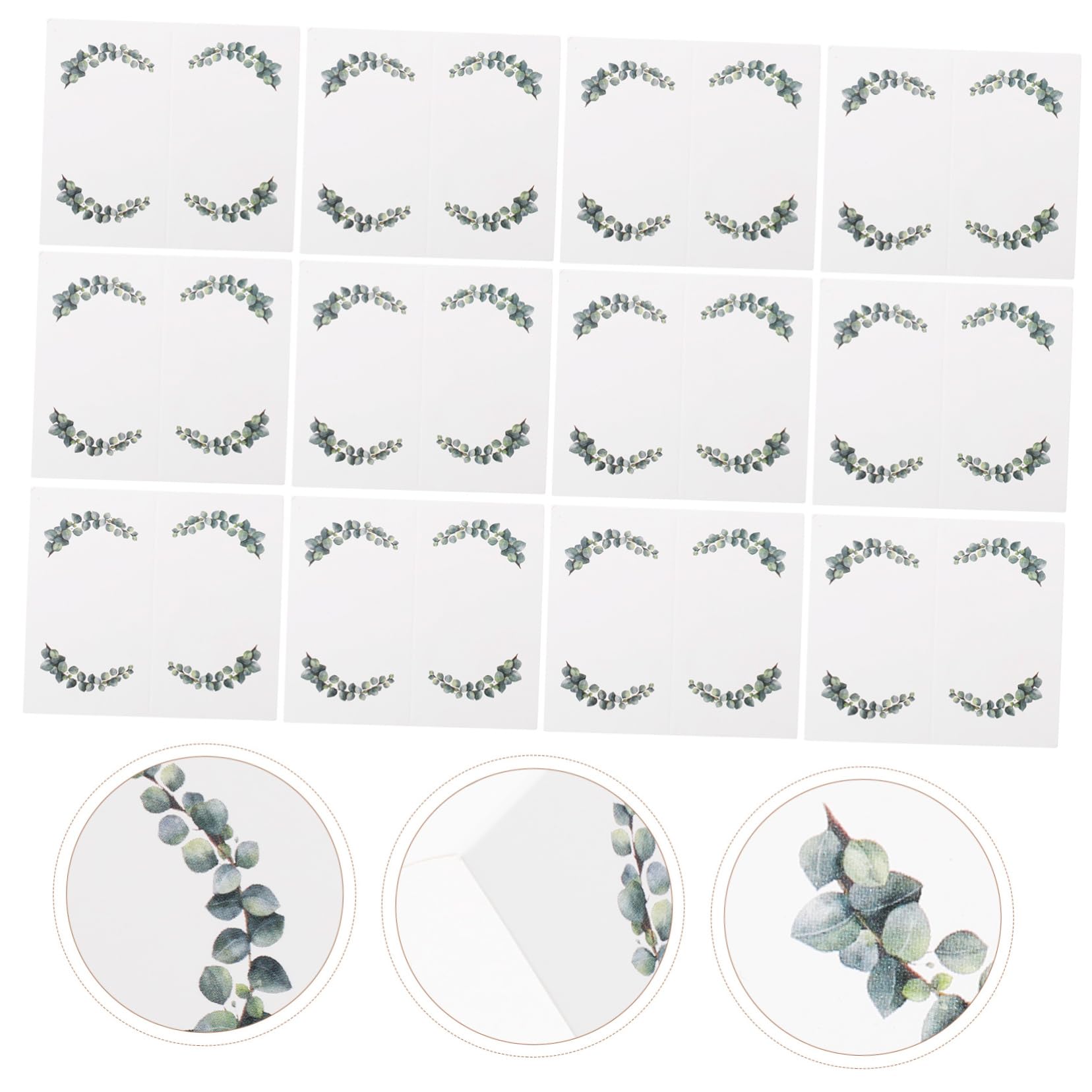 IMIKEYA 3 Sätze Tischplatzkarte Faltbare Platzkarten Schilder Für Den Hochzeitstisch Namenskarten Für Den Tisch Party Platzkarten Mit Namen Fallen Papier Weiß 100 Stück * 3