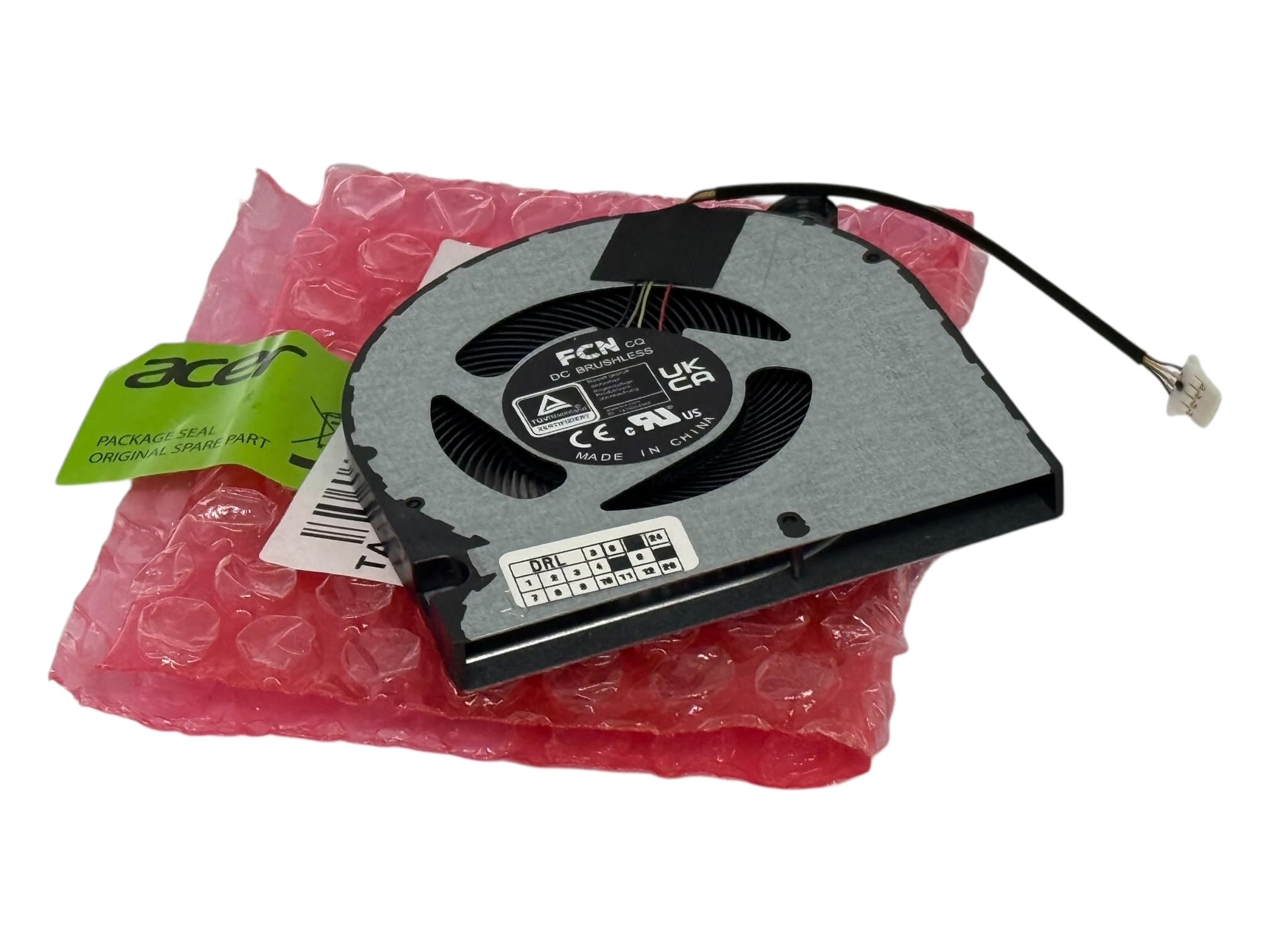 CPU FAN Origin al for Acer TravelMate P2 TMP214-54 P214-54, P215-54 TMP215-54, P50-54, model DFS5K12114262M, DFS5K12114464L, B7007ASHNF2103TN, NS85B11-18M09, BN7505S5H-N01P, DC280011ZE0, DC280011ZF0