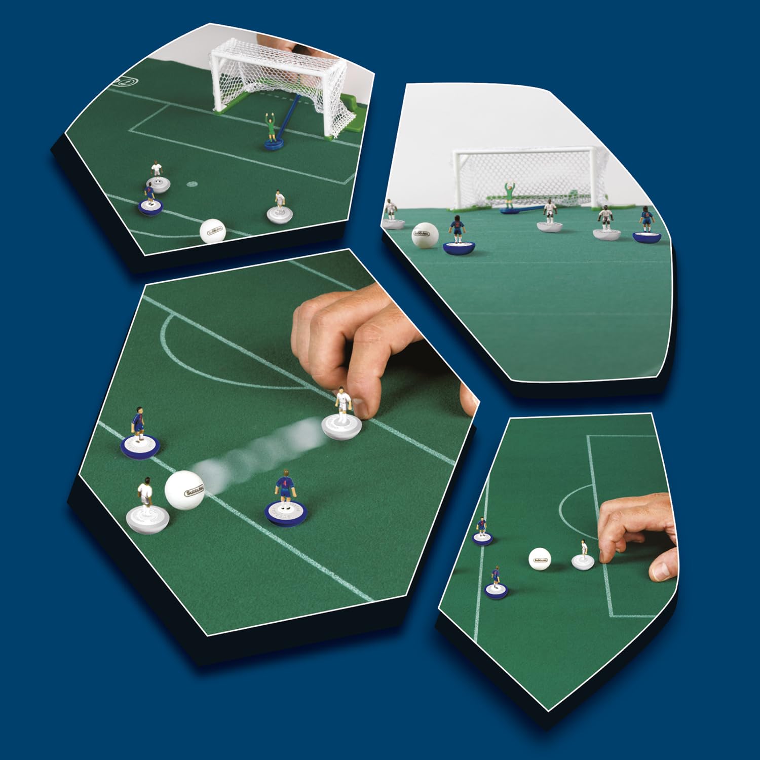 MegaBleu - Subbuteo Paris Saint-Germain - Gioco da tavolo Calcio adulto e bambino dai 6 anni - Gioco di Pichenette Strategico - Prodotto ufficiale PSG - 2 giocatori - Materiale Completo - Versione