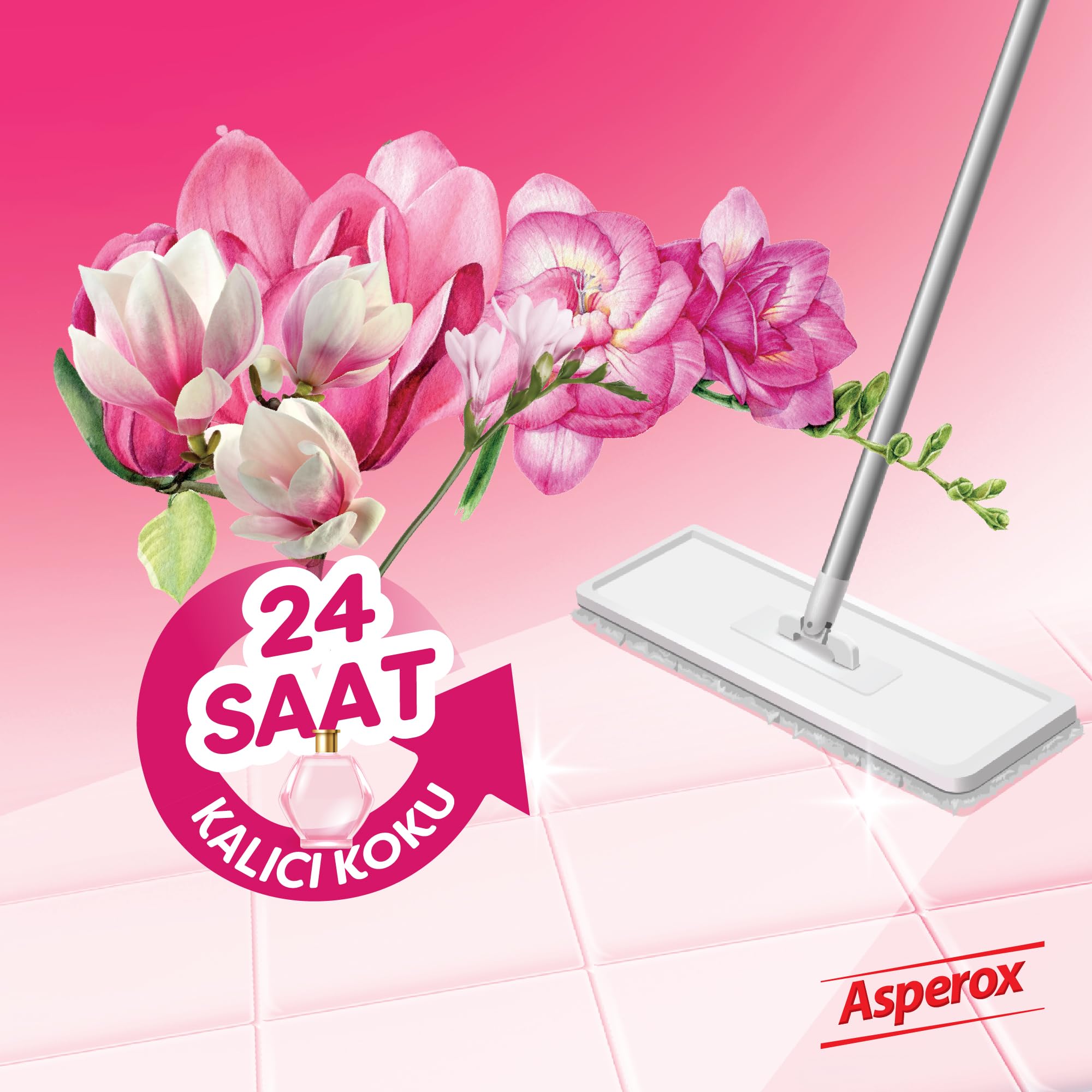Asperox Aşk Masalı Yüzey Temizleyici Manolya & Frezya 1000 ml (6 paketi)
