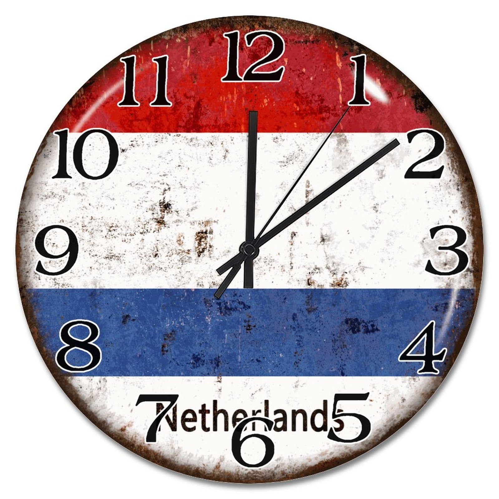 Horloge murale Pays-Bas résoudre tic-tac horloge silencieuse chambre