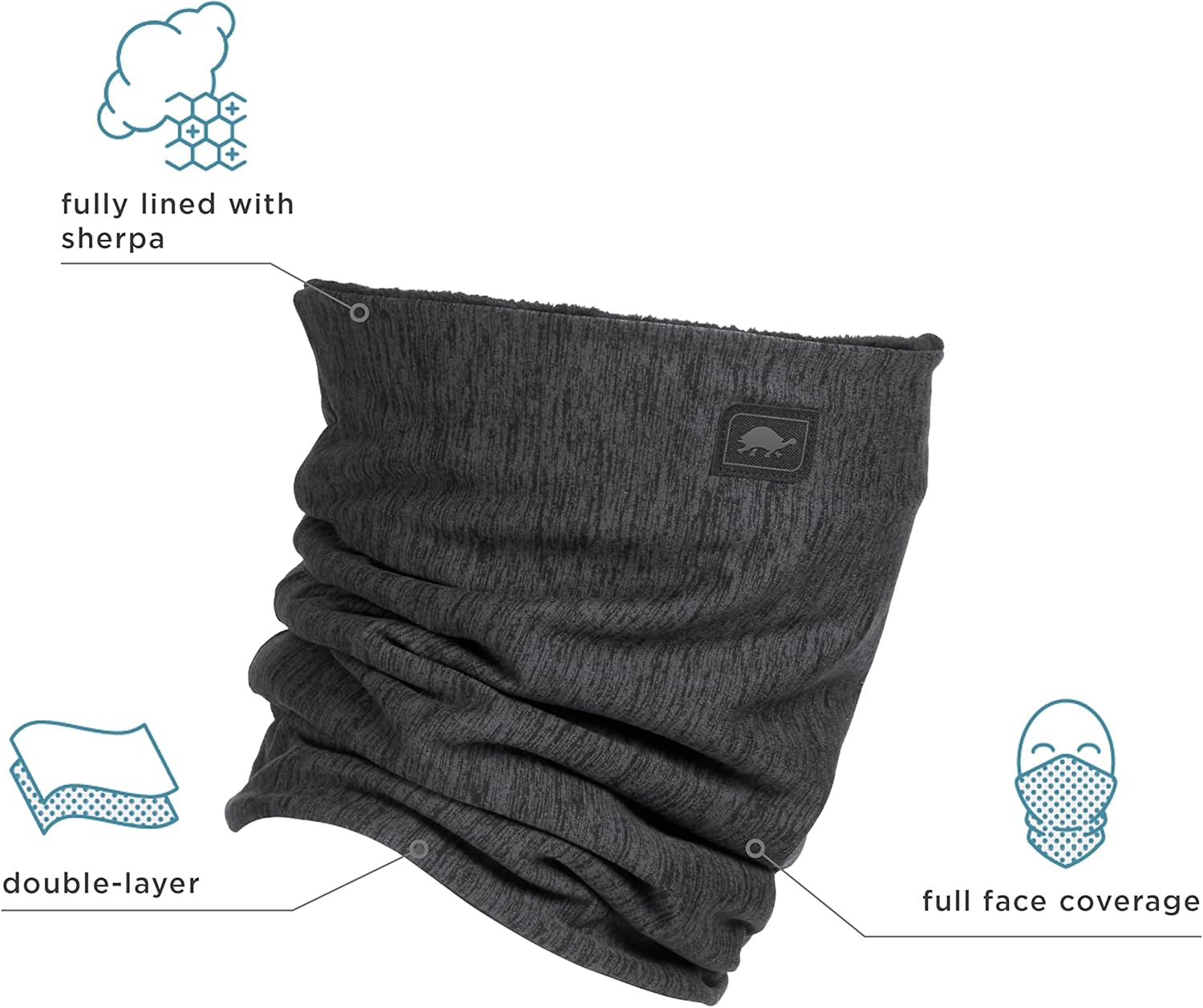 Turtle Fur Comfort Shell Stria Pipe Dream Lined with Comfort Plush, Eclipse