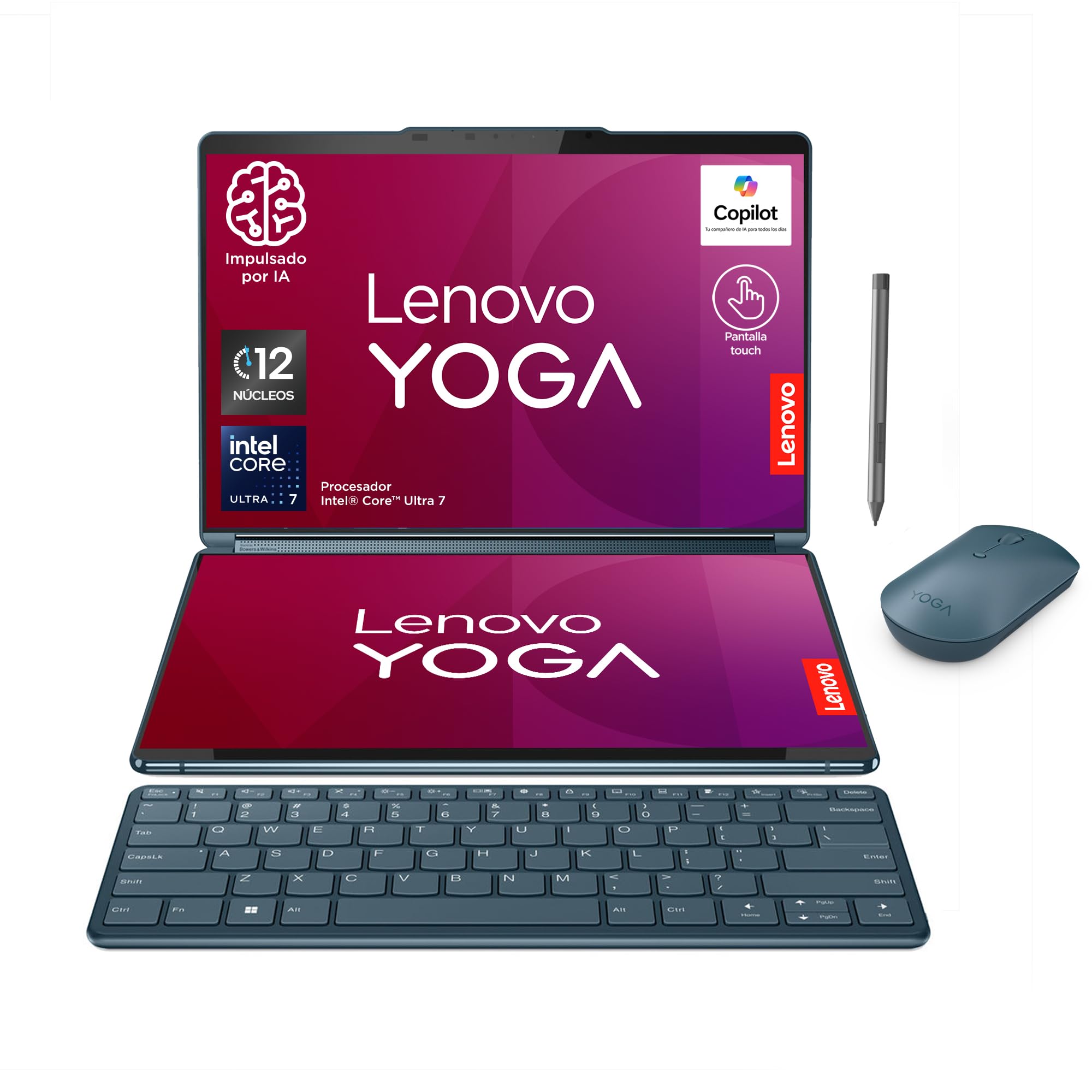 Lenovo Computador portátil 2 em 1 Yoga Book 9 13IMU9 | 13,3