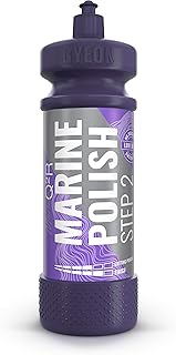GYEON Marine Polish Step 2 | Medium Cutting Compound for Boat and Yacht Hull Cleaner Polish | Safe on Gelcoat or Paint, Cuts and Restores Oxidation, Scratches | Hologram-Free High Gloss Finish