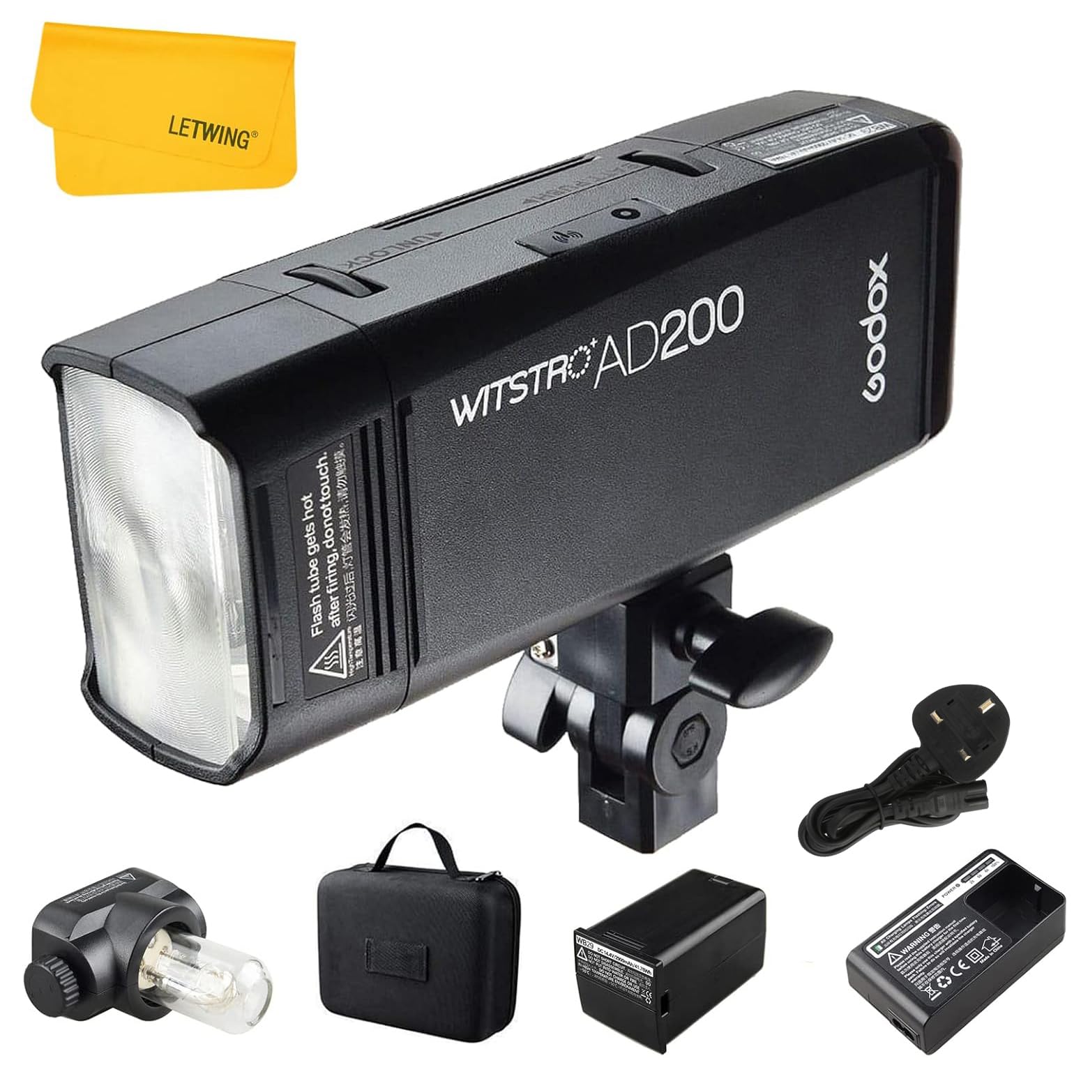 Godox AD200 200W 2.4G TTL Flash Strobe - 1/8000s HSS Pocket Flash