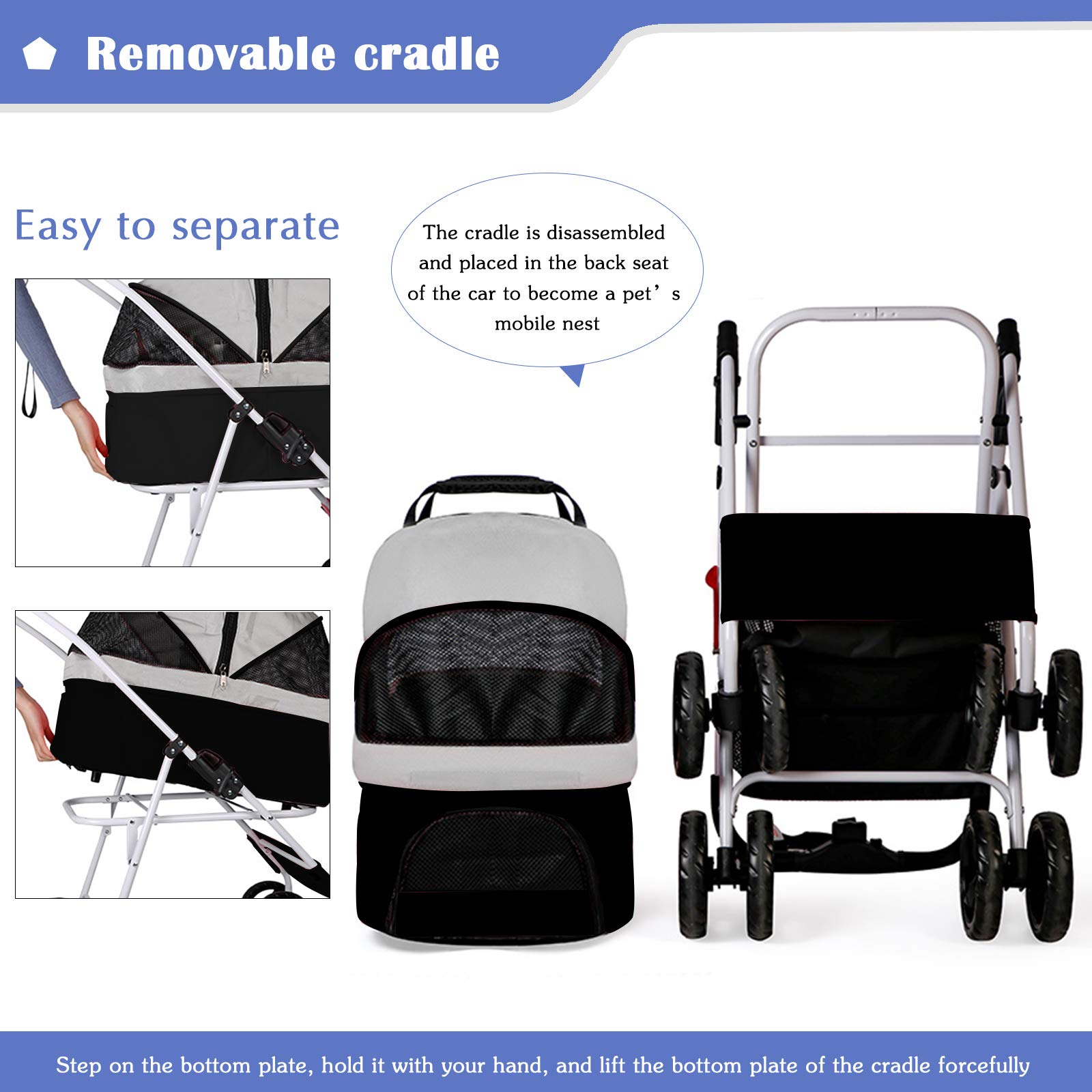 さくら機電Pet Gear 3in1 ＆ Seat Click Small for to with Booster Carrier