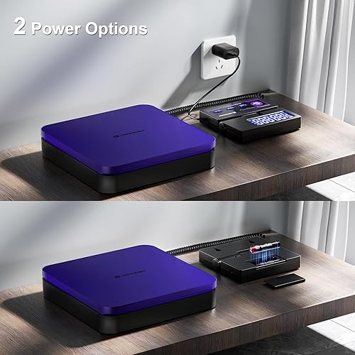 Miniatura 6 de Báscula de envío digital de 110 lbs0.1 oz precisa, escala postal con 5 unidadesLCDtarefunción de retención, apagado automático, escala de franqueo