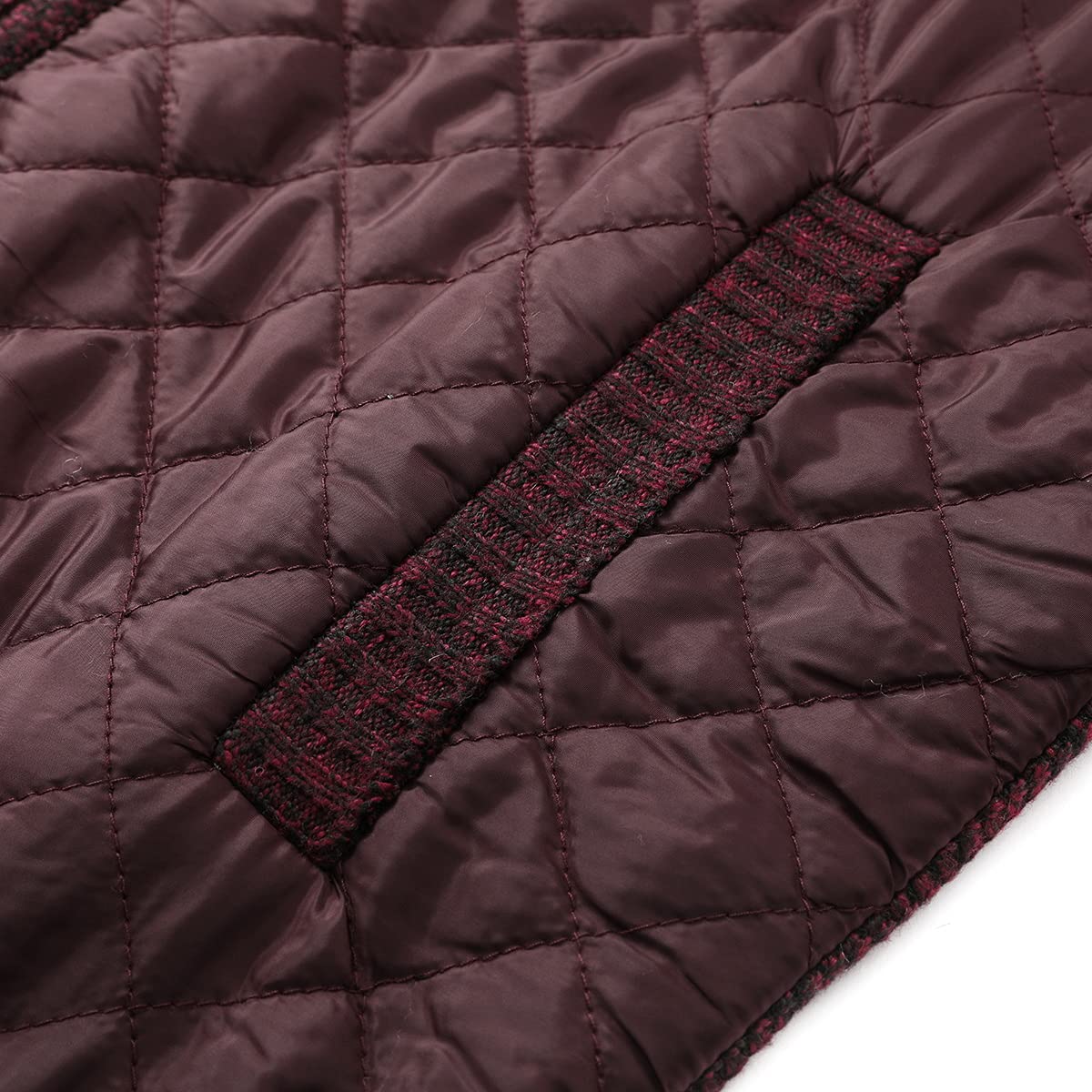 YOUTHUP Chaqueta de Punto Cárdigan para Hombre Forro Polar Suéter Grueso Invierno Cálida