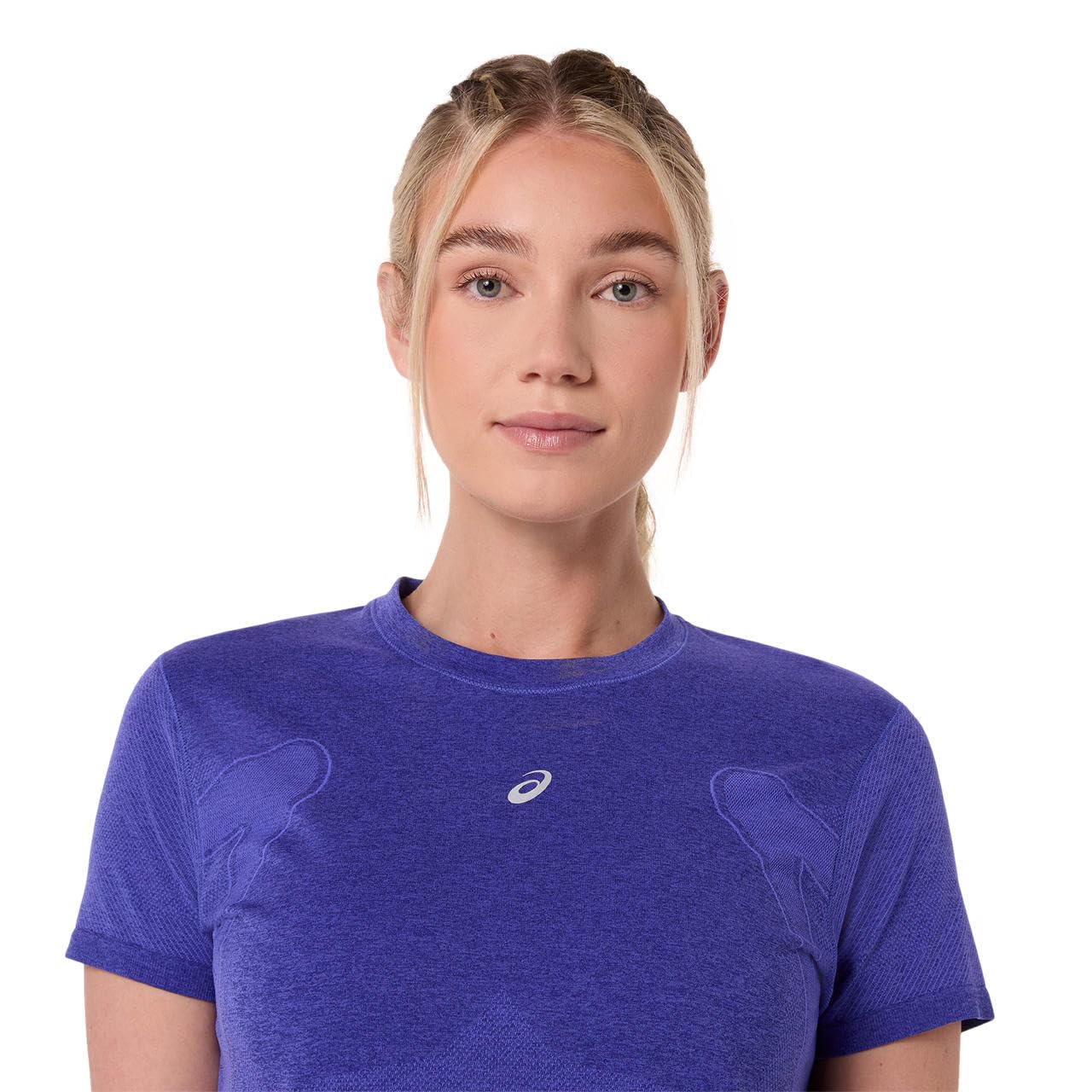 ASICS Road Seamless Laufshirt Damen blau - Cobalt Burst/Eggplant XS