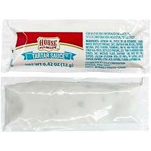 House Recipe Classic Tartar Sauce 12 gram Packets | Takeout Condiment | Kosher | 50 Count