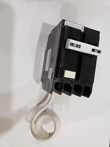EATON Disyuntor de falla a tierra de martillo cortador GFTCB250, 50 A, 120/240 Vac, 10 Kaic, 14-4 Awg, 2 polos