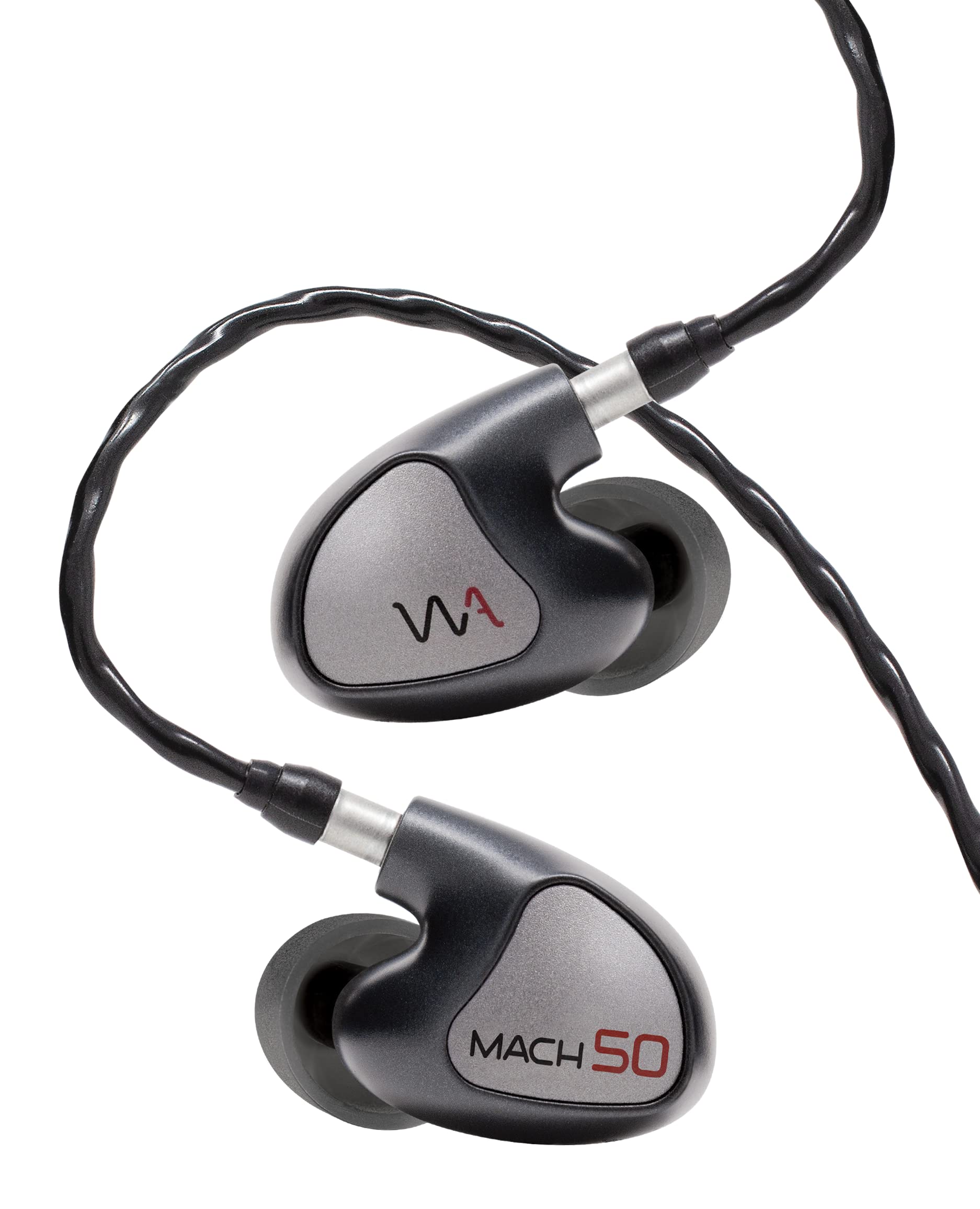 Westone Audio MACH 50 Universal IEM 3-way, 5-Driver IEMs, Gray, Black
