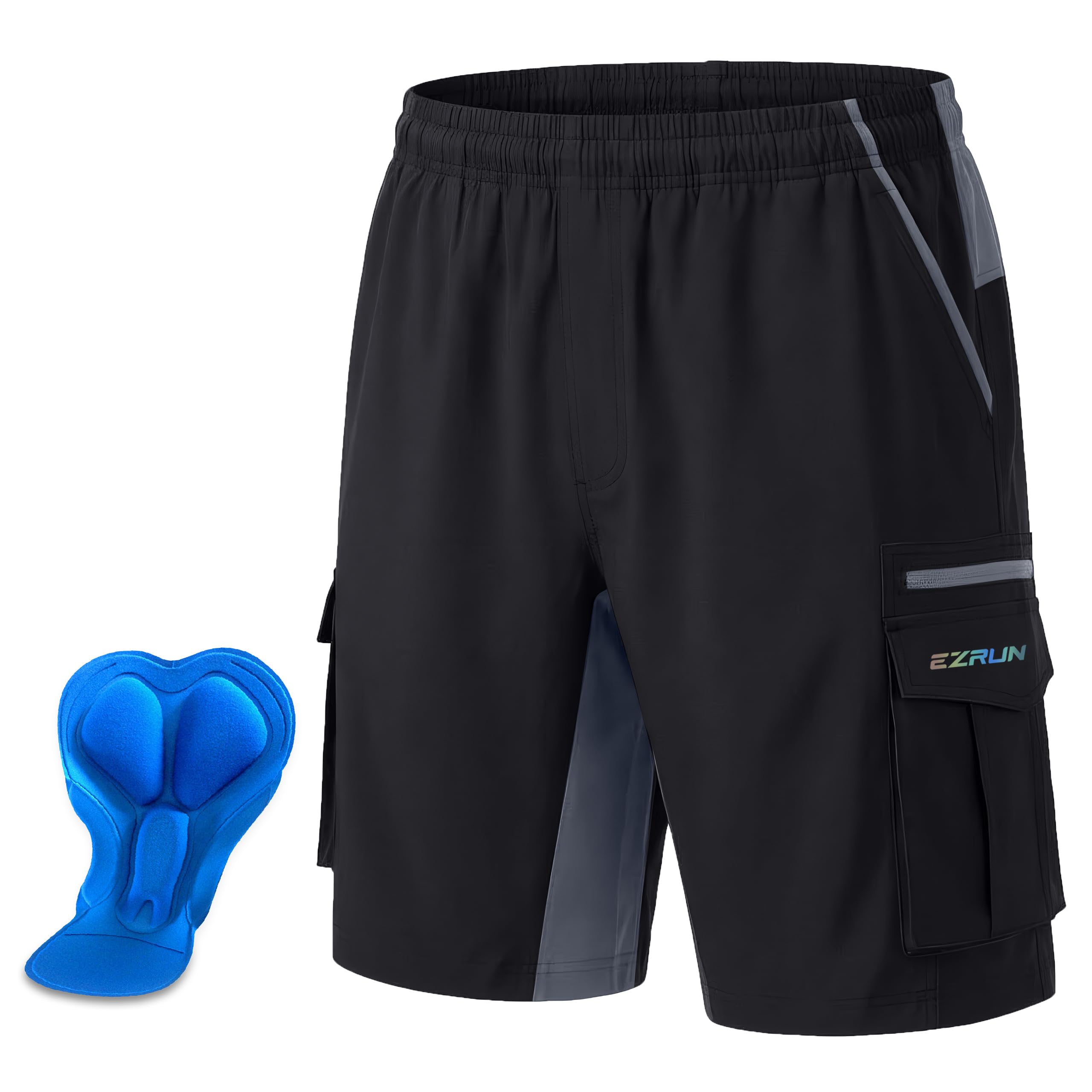 Men's Mountain Bike Shorts 3D Padded Bicycle Biking Shorts