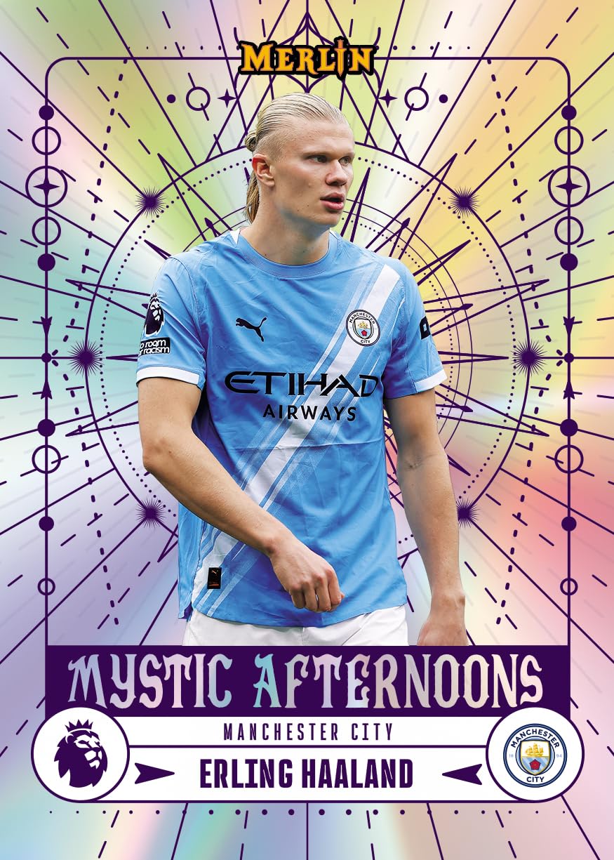Topps Merlin Premier League 2026 - Boîte de valeur | 4 cartes par paquet, 7 paquets par boîte avec 1 numérotée parallèle par boîte